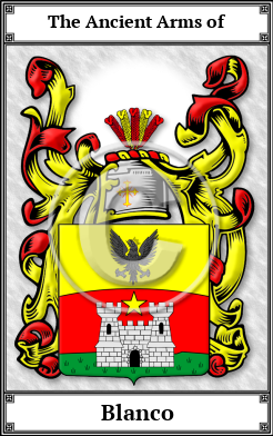 Blanco Family Crest Download (JPG) Book Plated - 600 DPI