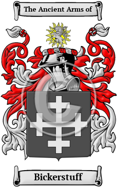 Bickerstuff Family Crest/Coat of Arms