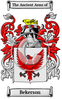 Bekerson Family Crest/Coat of Arms