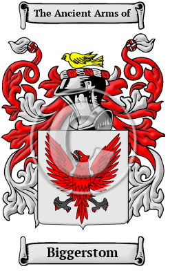 Biggerstom Family Crest/Coat of Arms