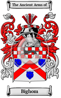 Bighom Family Crest/Coat of Arms