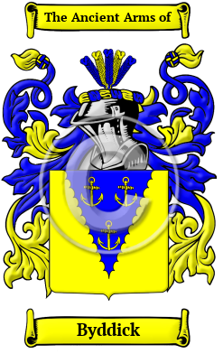 Byddick Family Crest/Coat of Arms