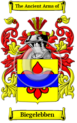 Biegelebben Family Crest/Coat of Arms