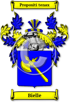 Bielle Family Crest Download (jpg) Legacy Series - 150 DPI