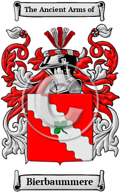 Bierbaummere Family Crest/Coat of Arms