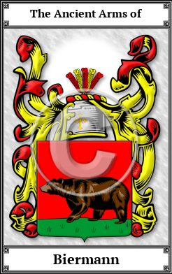 Biermann Family Crest Download (JPG)  Book Plated - 150 DPI