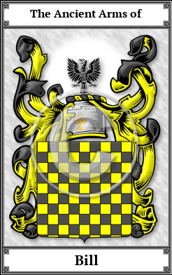 Bill Family Crest Download (JPG)  Book Plated - 150 DPI