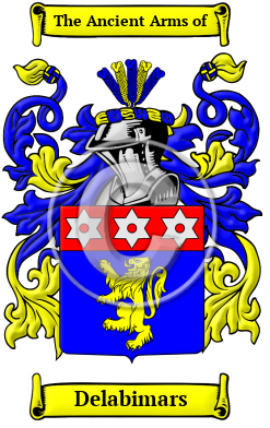 Delabimars Family Crest/Coat of Arms