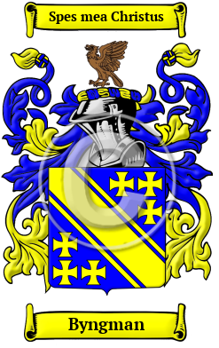 Byngman Family Crest/Coat of Arms