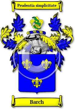 Barch Family Crest Download (jpg) Legacy Series - 150 DPI