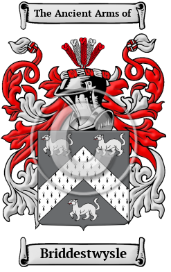 Briddestwysle Family Crest/Coat of Arms
