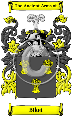 Biket Name Meaning, Family History, Family Crest & Coats of Arms