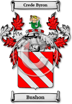 Bushon Family Crest Download (JPG) Legacy Series - 600 DPI