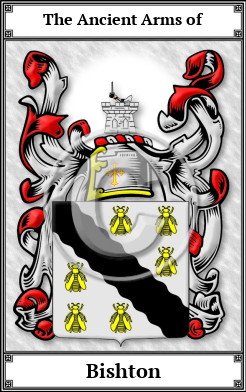 Bishton Family Crest Download (JPG)  Book Plated - 150 DPI