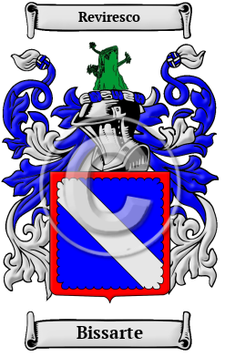 Bissarte Family Crest/Coat of Arms