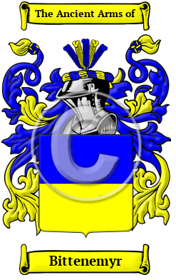 Bittenemyr Family Crest/Coat of Arms