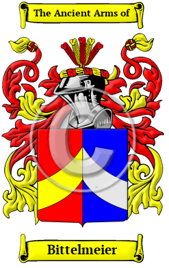 Bittelmeier Family Crest/Coat of Arms