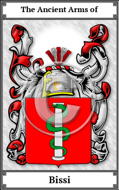 Bissi Family Crest Download (JPG)  Book Plated - 150 DPI