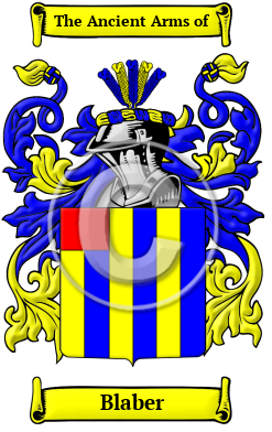 Blaber Family Crest/Coat of Arms