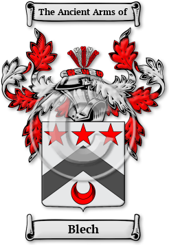 Blech Family Crest Download (jpg) Legacy Series - 150 DPI