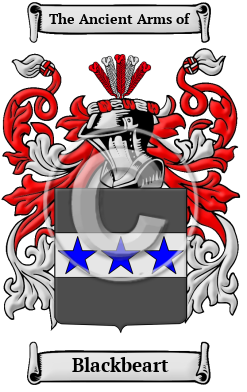 Blackbeart Family Crest/Coat of Arms