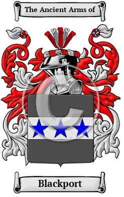 Blackport Family Crest/Coat of Arms