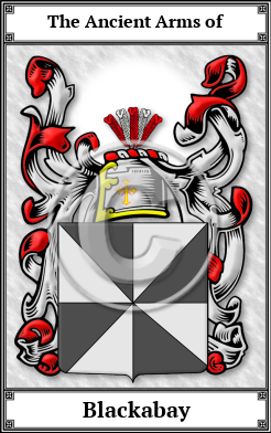 Blackabay Family Crest Download (JPG)  Book Plated - 150 DPI