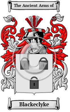 Blackeclyke Family Crest/Coat of Arms