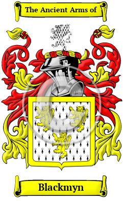 Blackmyn Family Crest/Coat of Arms