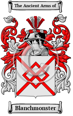 Blanchmonster Family Crest/Coat of Arms