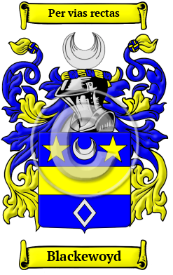 Blackewoyd Family Crest/Coat of Arms