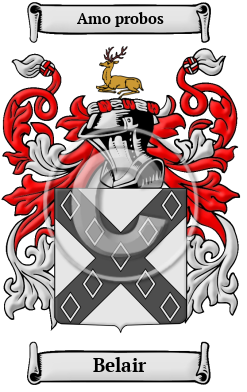 Belair Family Crest/Coat of Arms