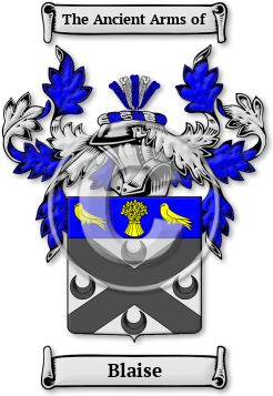Blaise Family Crest Download (jpg) Legacy Series - 150 DPI