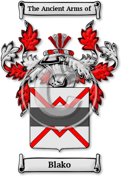Blako Family Crest Download (jpg) Legacy Series - 150 DPI