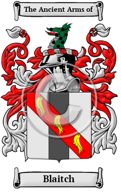 Blaitch Family Crest/Coat of Arms