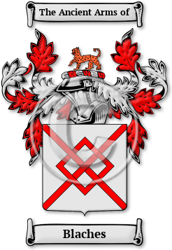 Blaches Family Crest Download (JPG) Legacy Series - 600 DPI