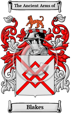 Blakes Name Meaning, Family History, Family Crest & Coats of Arms