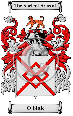 O blak Family Crest/Coat of Arms