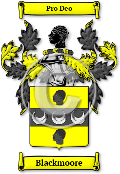 Blackmoore Family Crest Download (jpg) Legacy Series - 150 DPI