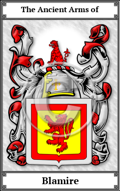 Blamire Family Crest Download (JPG)  Book Plated - 150 DPI