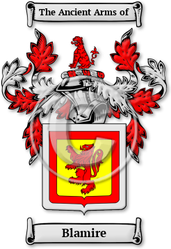 Blamire Family Crest Download (jpg) Legacy Series - 150 DPI