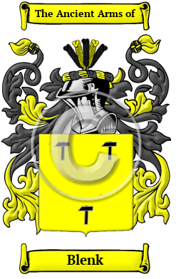 Blenk Family Crest/Coat of Arms