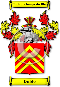 Duble Family Crest Download (jpg) Legacy Series - 150 DPI