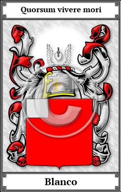 Blanco Family Crest Download (JPG)  Book Plated - 150 DPI