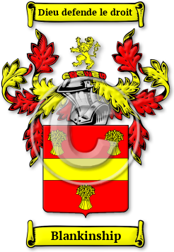 Blankinship Family Crest Download (jpg) Legacy Series - 150 DPI