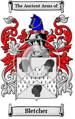 Bletcher Family Crest/Coat of Arms