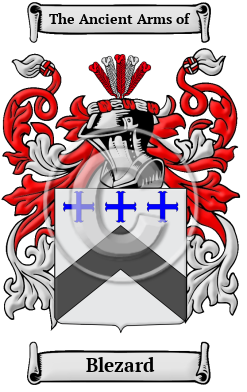 Blezard Family Crest/Coat of Arms