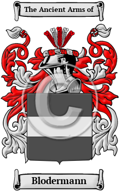 Blodermann Family Crest/Coat of Arms