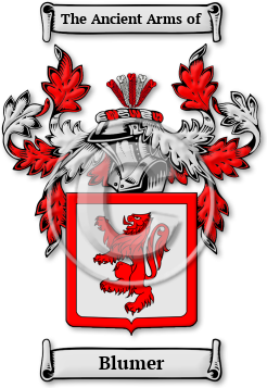 Blumer Family Crest Download (jpg) Legacy Series - 150 DPI