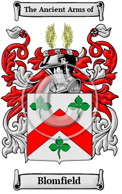 Blomfield Family Crest/Coat of Arms